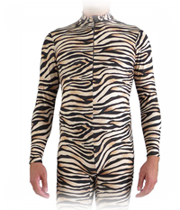 Elől zippzáras catsuit